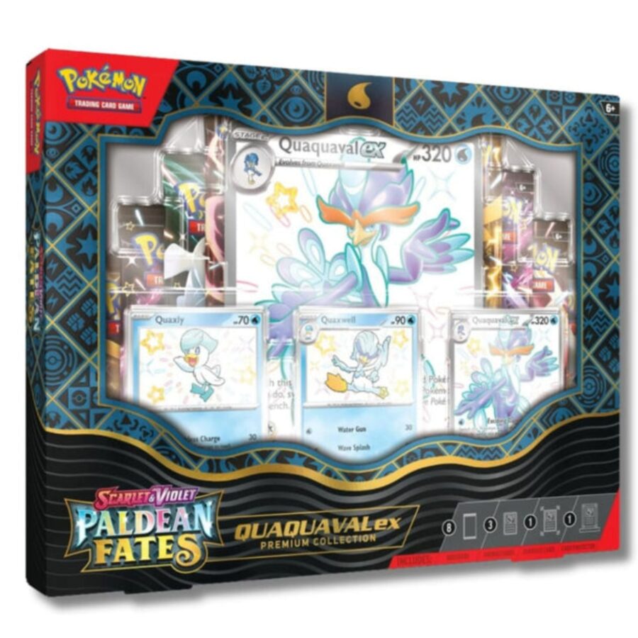 Pokemon Scarlet & Violet Paldean Fates Premium Collection (Quaquaval Ex)