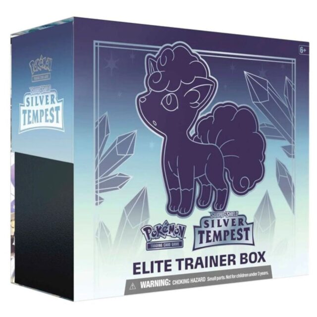 Pokemon Sword & Shield Silver Tempest Elite Trainer Box