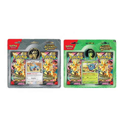 Pokemon TCG Mega Evolution Ascended Heroes Collection Erika/Larry (Pair)
