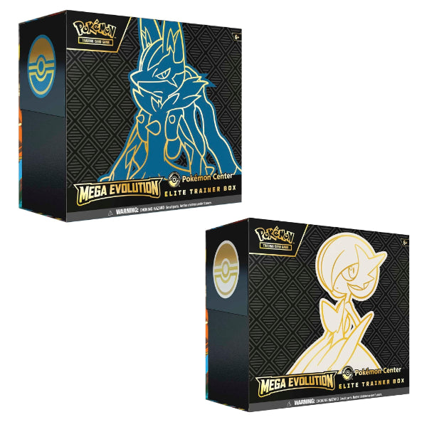 Pokemon TCG Mega Evolution Elite Trainer Box Pokemon Center Edition (Pair)