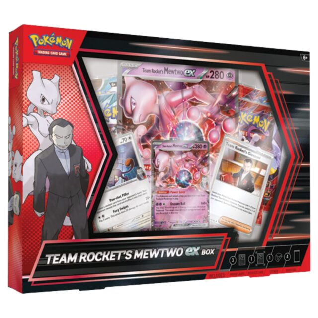 Pokemon Team Rockets Mewtwo Ex Box