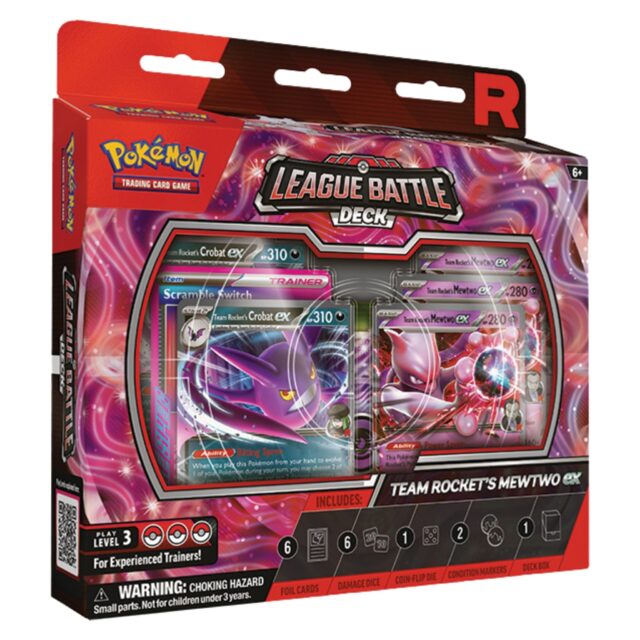 Pokemon Team Rocket's Mewtwo Ex League Battle Deck