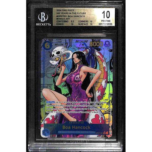 BGS 10 Boa Hancock Manga Art OP07-051 - 2024 One Piece Card Game Years In The Future #9935