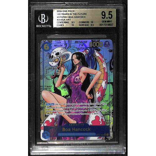 BGS 9.5 Boa Hancock Manga Art OP07-051 - 2024 One Piece Card Game Years In The Future #9937