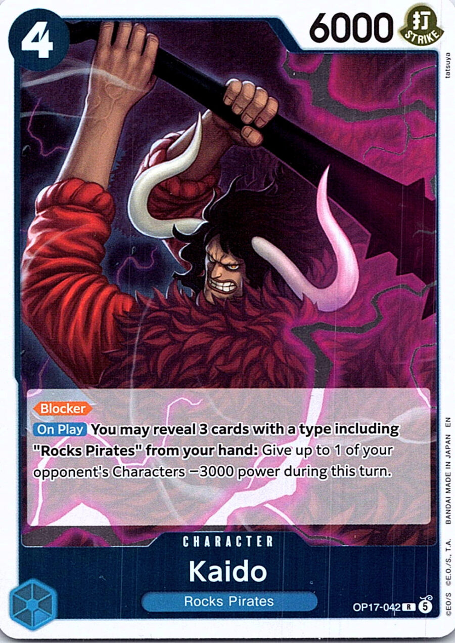 One Piece Card Game OP17-042 Kaido R Foil – English NM