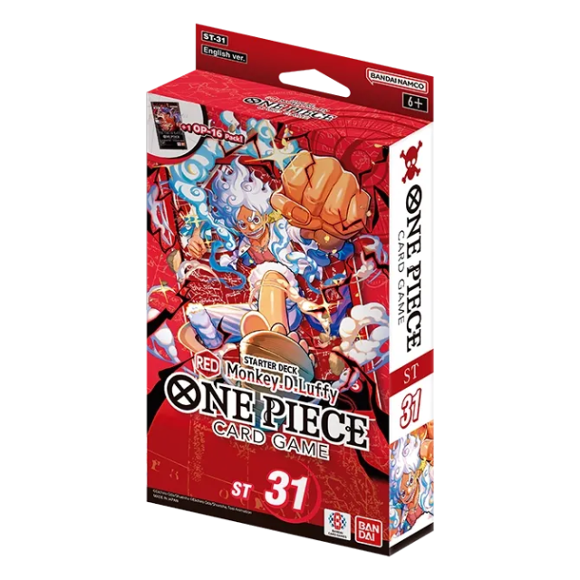 One Piece Card Game: Starter Deck – RED Monkey.D.Luffy [ST-31]