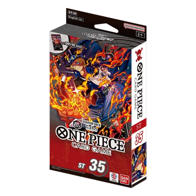 One Piece Card Game: Starter Deck – RED/BLACK Sabo [ST-35]