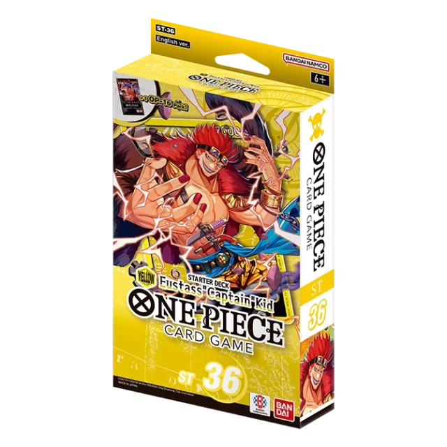 One Piece Card Game: Starter Deck – YELLOW Eustass"Captain"Kid [ST-36]