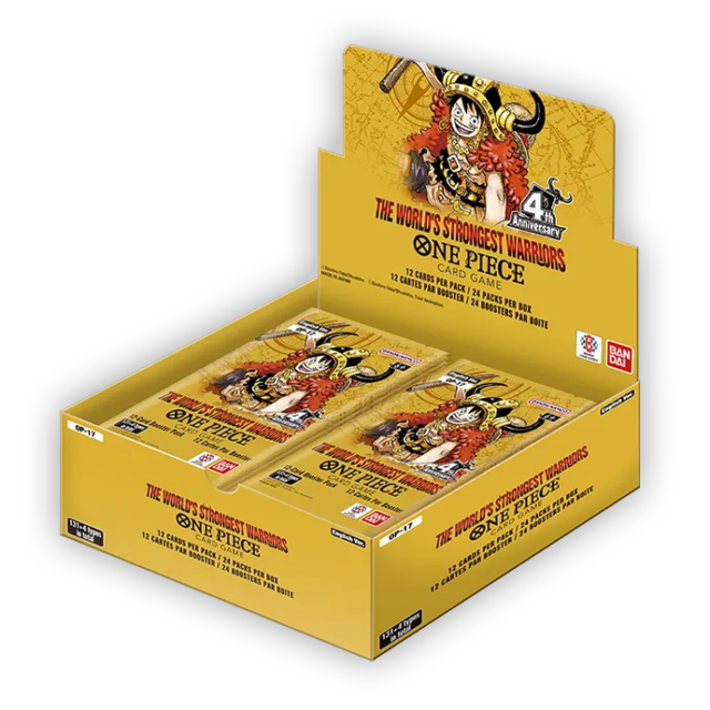 Official Bandai One Piece Card Game: OP-17 The World’s Strongest Warriors Booster Box