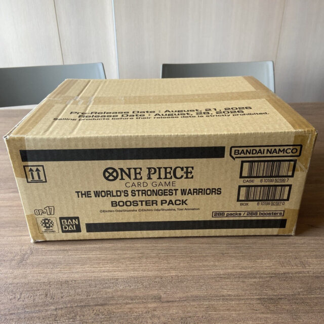 Official Bandai One Piece Card Game: OP-17 The World’s Strongest Warriors Factory-Sealed Case (12 Booster Boxes)