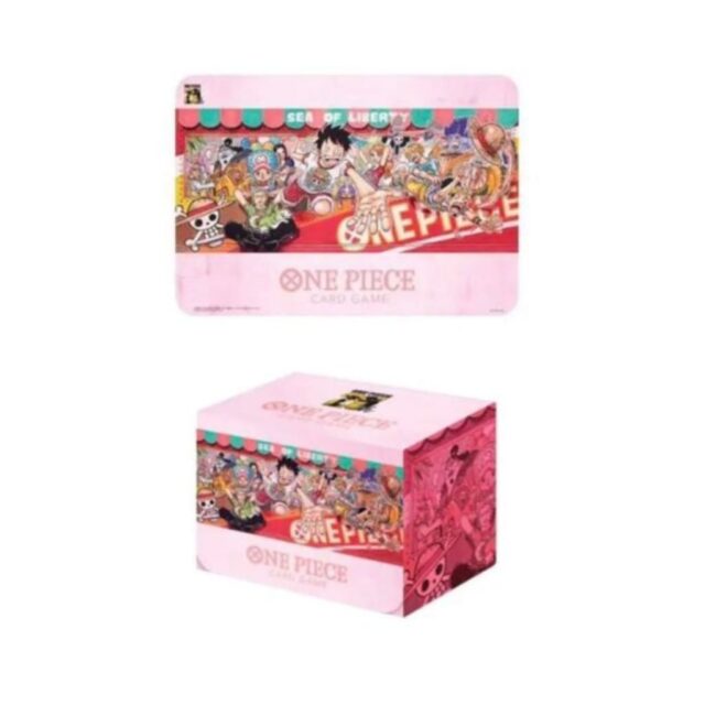 ONE PIECE EVENT LIMITED ITEM CARD GAME PLAYMAT + CASE 25th ANNIVERSARY