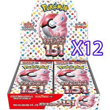 Pokemon 151 SV2A 12x Booster Box (SEALED CASE) - Japanese Pokemon TCG