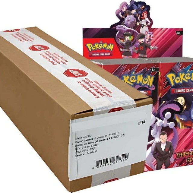 Pokémon TCG: Scarlet & Violet—Destined Rivals Booster Box Case – Factory Sealed