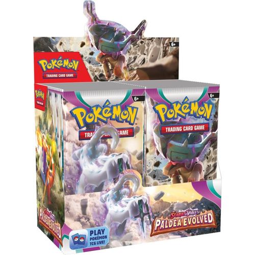 POKÉMON TCG Scarlet & Violet 2: Paldea Evolved Sealed Case 6x Booster Box