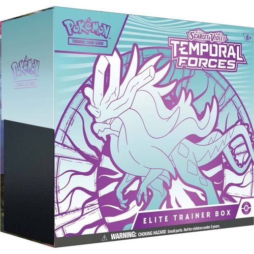POKÉMON TCG Scarlet & Violet 5: Temporal Forces Elite Trainer Box - Walking Wake (ETB)