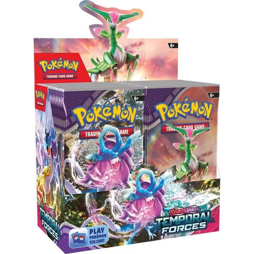 POKÉMON TCG Scarlet & Violet 5: Temporal Forces Sealed Case 6x Booster Box