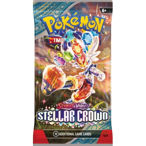 POKÉMON TCG Scarlet & Violet 7: Stellar Crown Sealed Case 6x Booster Box