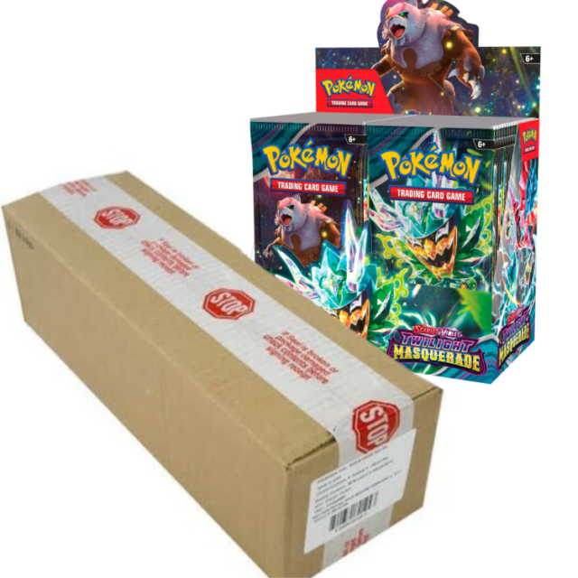 Pokémon TCG: Scarlet & Violet—Twilight Masquerade Booster Box Case – Factory Sealed