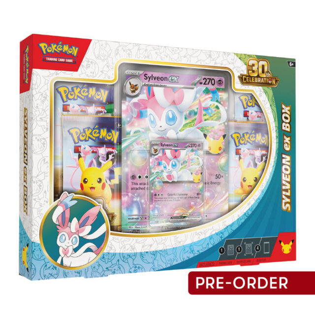 Pokemon TCG 30th Celebration Sylveon ex Box / Greninja ex Box (Random Select)