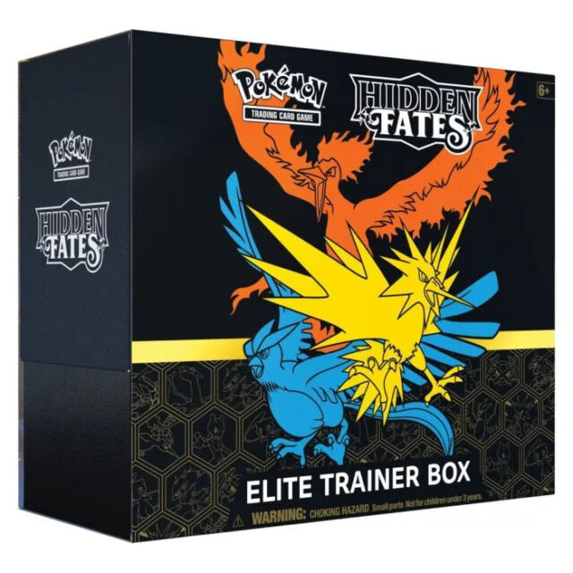 POKÉMON TCG Sun & Moon Hidden Fates Elite Trainer Box (ETB)