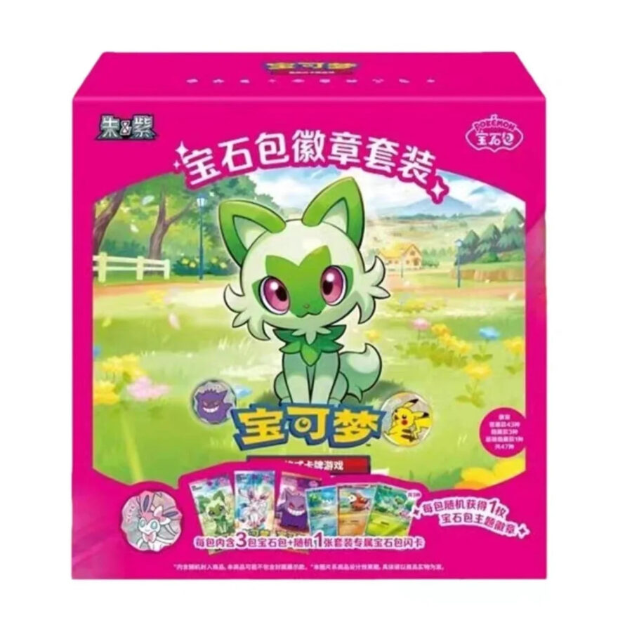 Pokemon TCG: Gem Pack with Badge Sealed Display [12x Packs] (S-Chinese)
