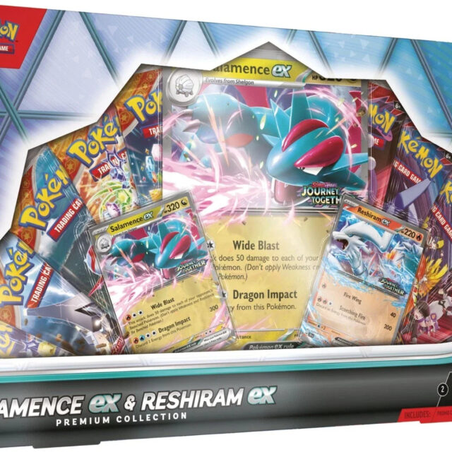 Pokemon Salamence ex Reshiram ex Premium Collection Box