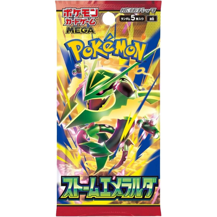 MEGA Storm Emeralda M6 Booster Pack - Japanese Pokémon TCG