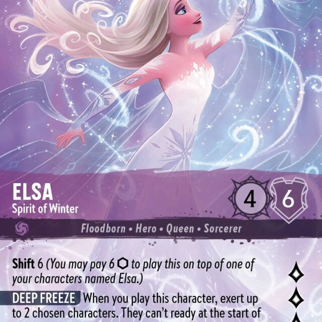 Elsa - Spirit of Winter (001-207) - Set 1: The First Chapter - Disney Lorcana Enchanted