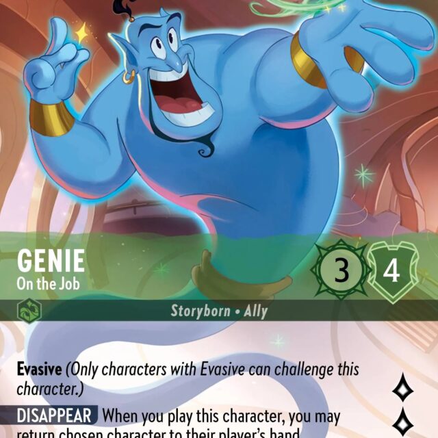Genie - On the Job (001-209) - Set 1: The First Chapter - Disney Lorcana Enchanted
