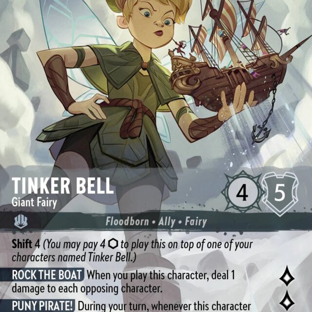 Tinker Bell - Giant Fairy (001-216) - Set 1: The First Chapter - Disney Lorcana Enchanted