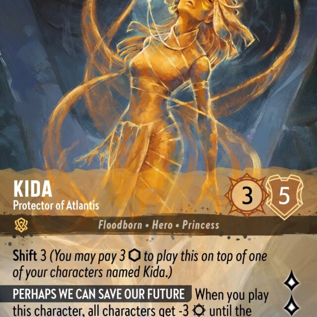 Kida - Protector of Atlantis (003-206) - Set 3: Into the Inklands - Disney Lorcana Enchanted