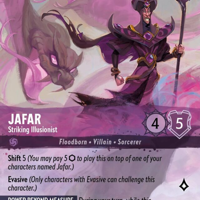 Jafar - Striking Illusionist (003-208) - Set 3: Into the Inklands - Disney Lorcana Enchanted