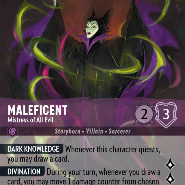 Maleficent - Mistress of All Evil (003-209) - Set 3: Into the Inklands - Disney Lorcana Enchanted