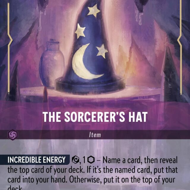 The Sorcerer's Hat (003-210) - Set 3: Into the Inklands - Disney Lorcana Enchanted
