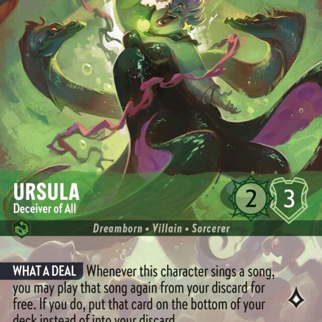 Ursula - Deceiver of All (003-212) - Set 3: Into the Inklands - Disney Lorcana Enchanted
