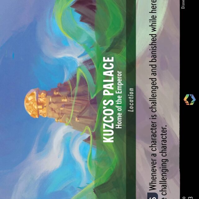Kuzco's Palace - Home of the Emperor (003-213) - Set 3: Into the Inklands - Disney Lorcana Enchanted