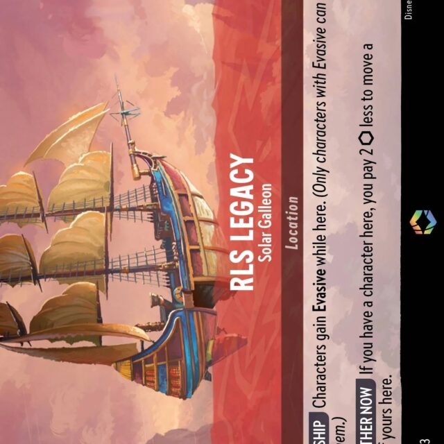 RLS Legacy - Solar Galleon (003-216) - Set 3: Into the Inklands - Disney Lorcana Enchanted