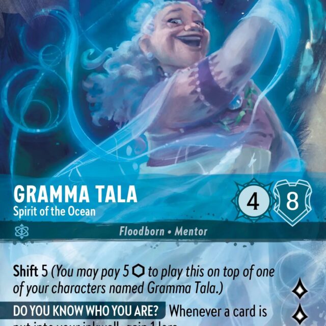 Gramma Tala - Spirit of the Ocean (003-217) - Set 3: Into the Inklands - Disney Lorcana Enchanted