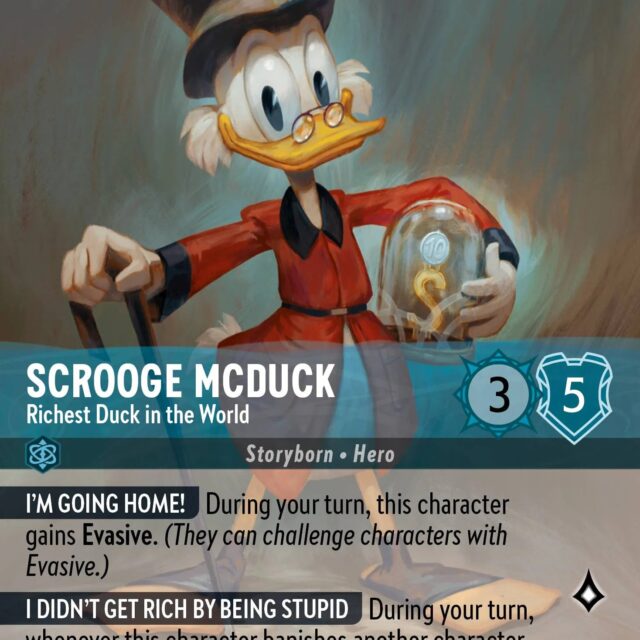 Scrooge McDuck - Richest Duck in the World (003-218) - Set 3: Into the Inklands - Disney Lorcana Enchanted