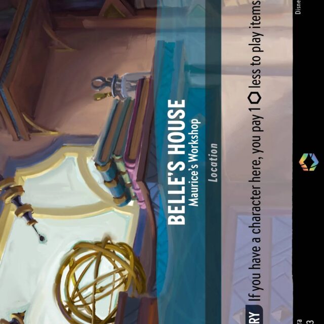 Belle's House - Maurice's Workshop (003-219) - Set 3: Into the Inklands - Disney Lorcana Enchanted