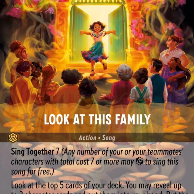 Look at This Family (004-207) - Set 4: Ursula's Return - Disney Lorcana Enchanted