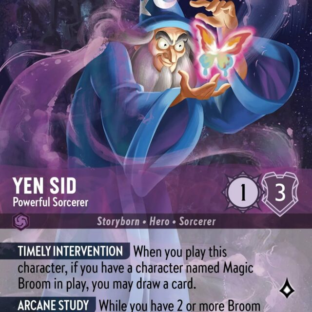 Yen Sid - Powerful Sorcerer (004-209) - Set 4: Ursula's Return - Disney Lorcana Enchanted