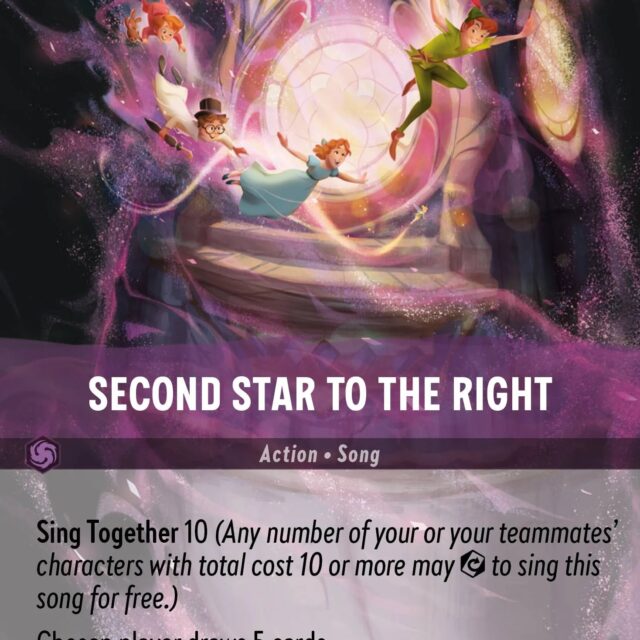 Second Star to the Right (004-210) - Set 4: Ursula's Return - Disney Lorcana Enchanted