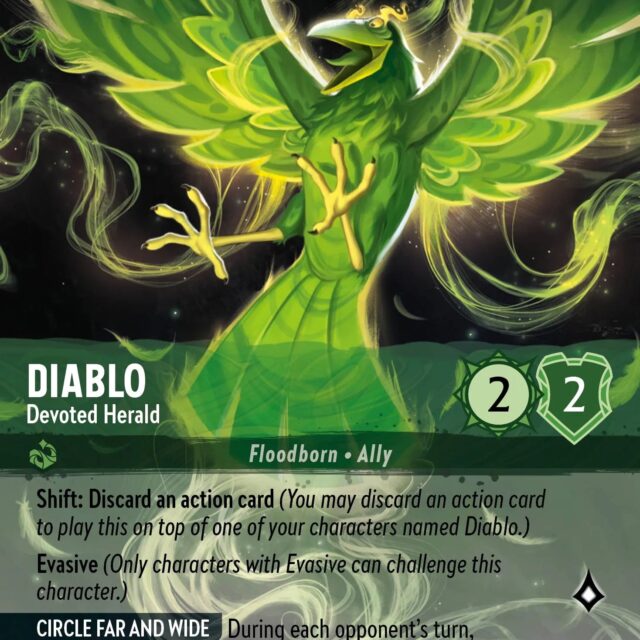 Diablo - Devoted Herald (004-211) - Set 4: Ursula's Return - Disney Lorcana Enchanted