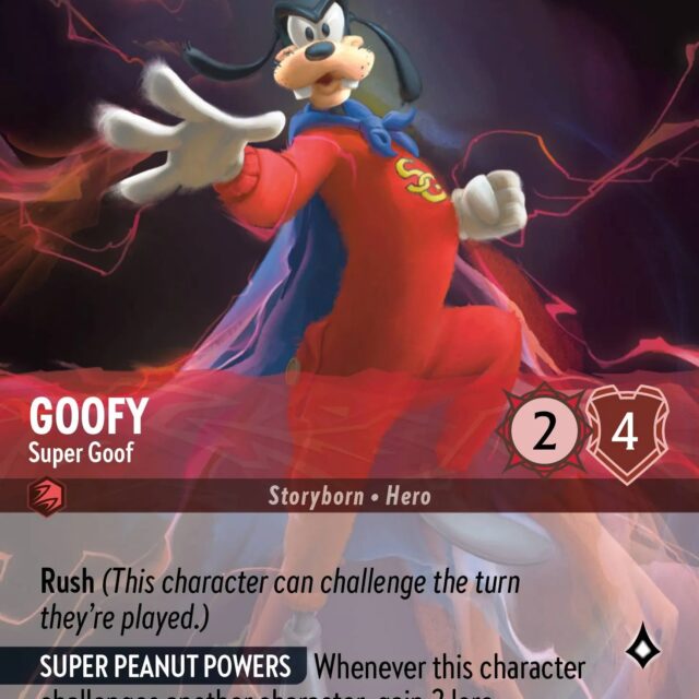Goofy - Super Goof (004-214) - Set 4: Ursula's Return - Disney Lorcana Enchanted