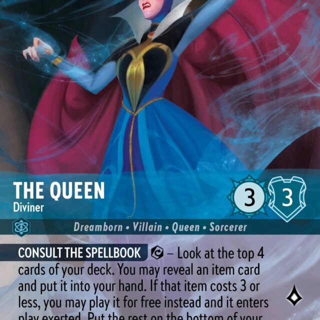 The Queen - Diviner (004-218) - Set 4: Ursula's Return - Disney Lorcana Enchanted