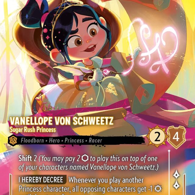 Vanellope von Schweetz - Sugar Rush Princess (005-206) - Set 5: Shimmering Skies - Disney Lorcana Enchanted