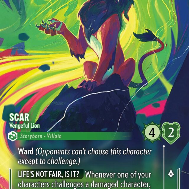 Scar - Vengeful Lion (005-212) - Set 5: Shimmering Skies - Disney Lorcana Enchanted