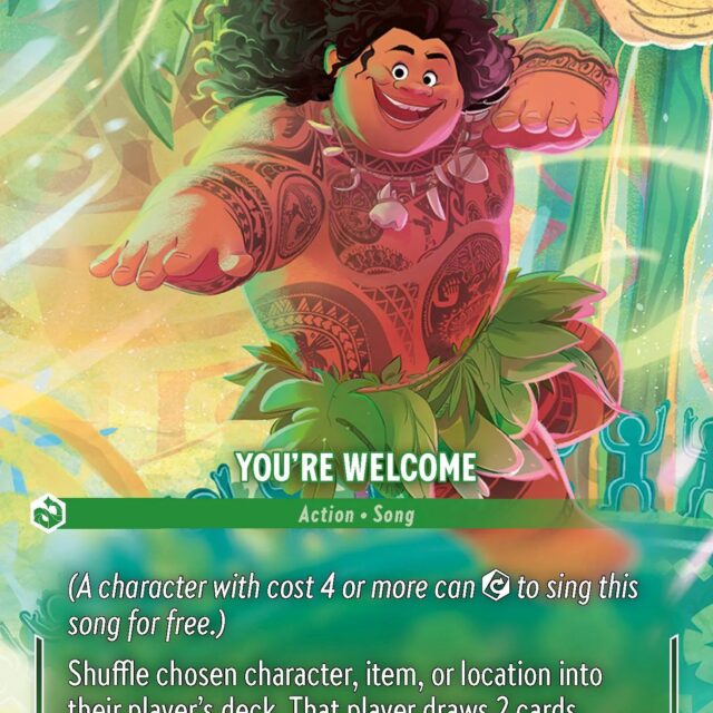 You're Welcome (005-213) - Set 5: Shimmering Skies - Disney Lorcana Enchanted