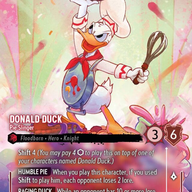 Donald Duck - Pie Slinger (005-214) - Set 5: Shimmering Skies - Disney Lorcana Enchanted